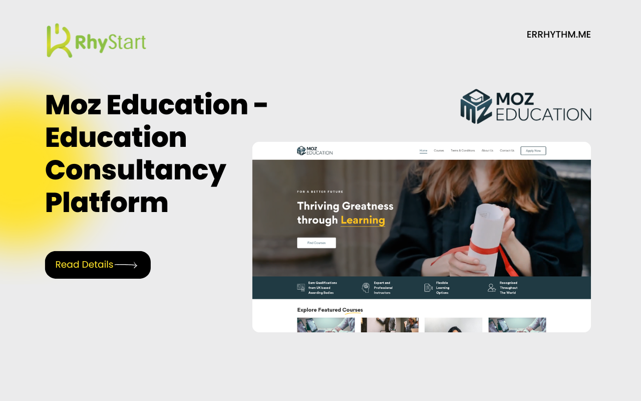 Moz Education - Education Consultancy Platform