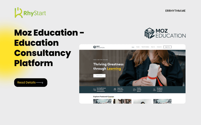 Moz Education - Education Consultancy Platform