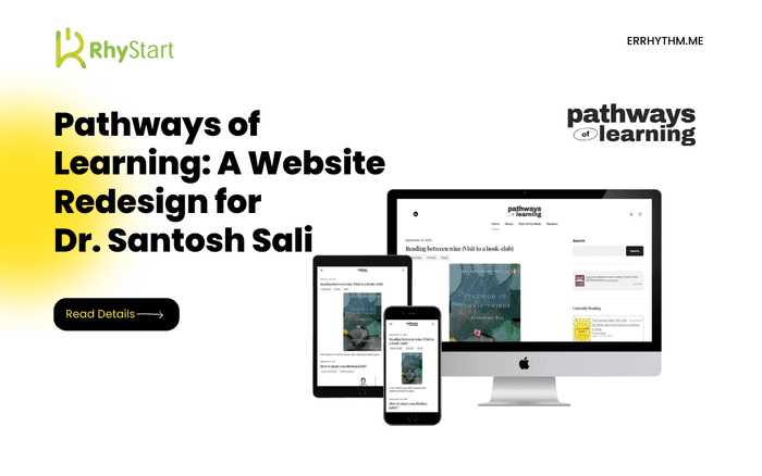 Pathways of Learning: A Website Redesign for Dr. Santosh Sali